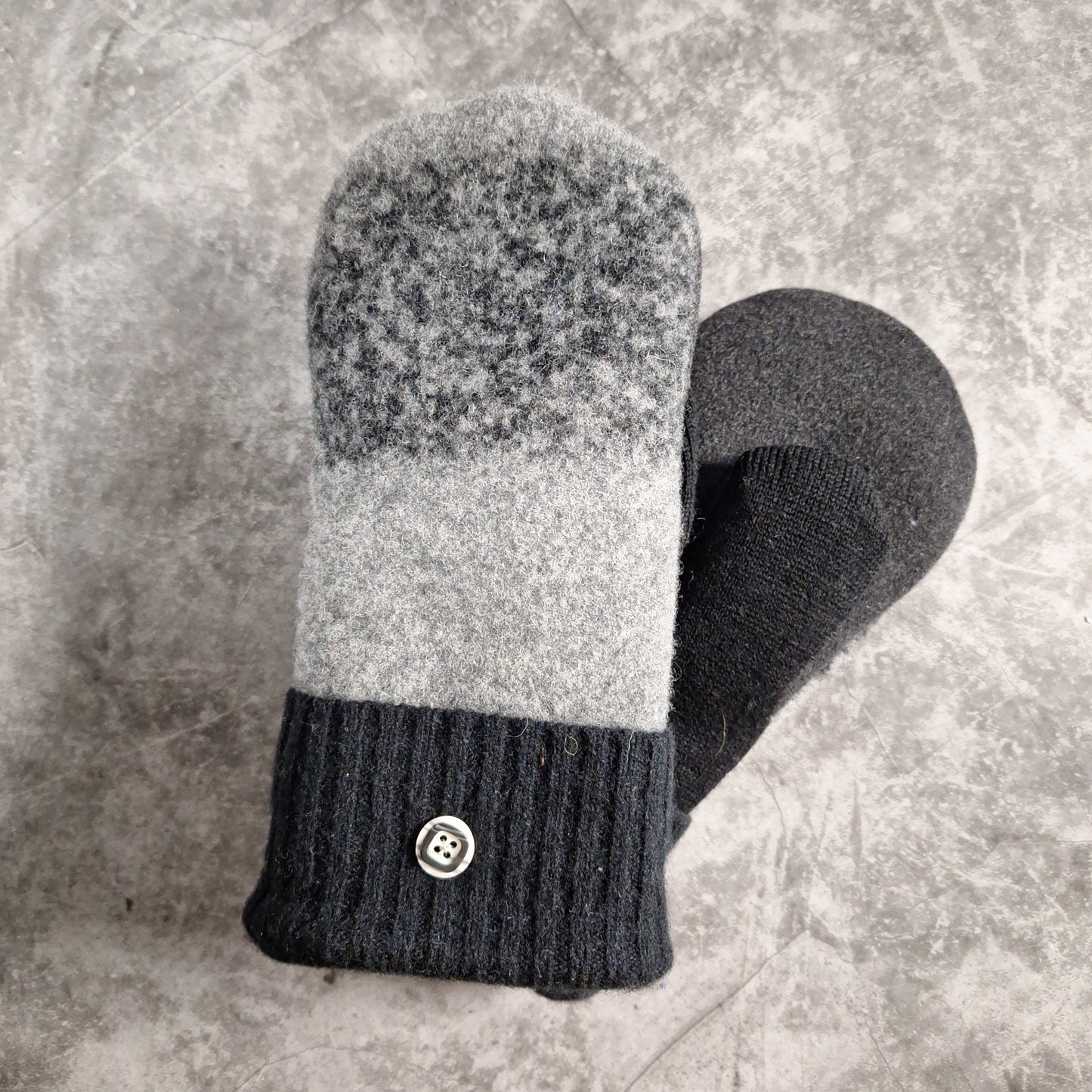 Medium - Black on Grey2-Pure Wool