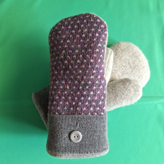 Pure Wool Mitt Small- Purple Pie